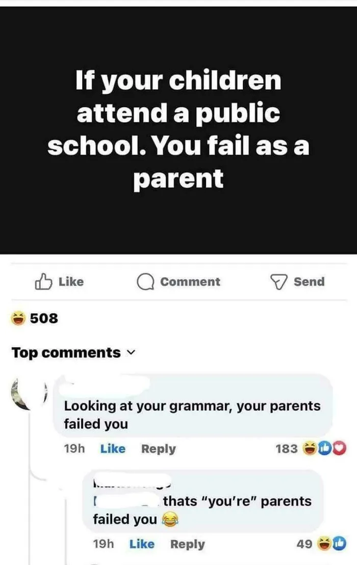 Your Parents Failed You