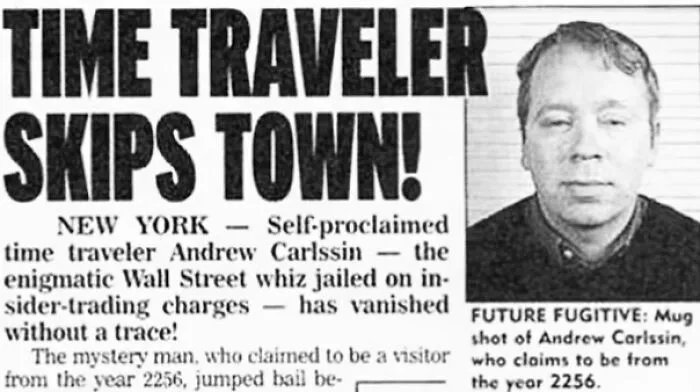 Time Traveler Skips Town?