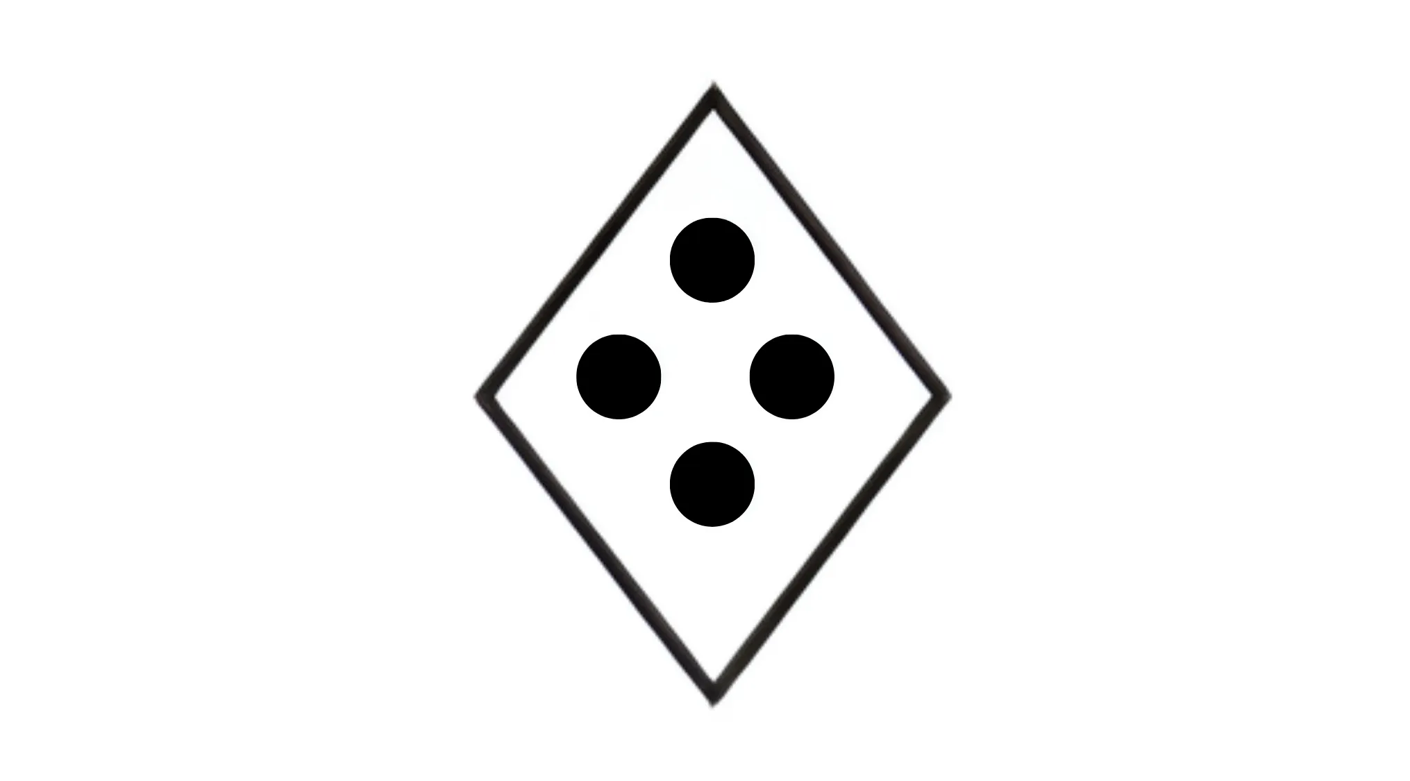 Black dots arranged in a diamond shape puzzle asking which figure is part of the group A.