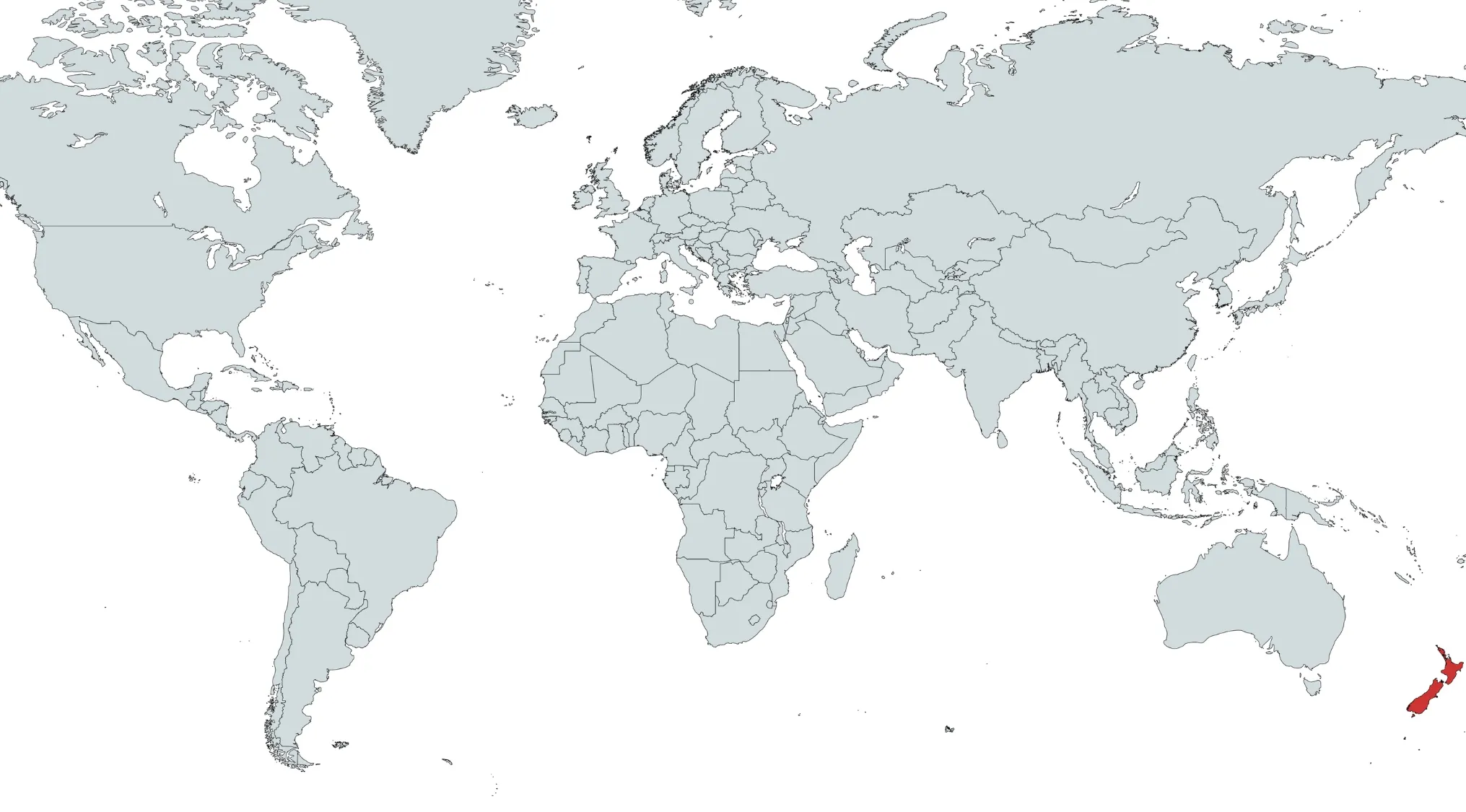 World map highlighting a country in red, inviting viewers to guess the country on the map for a geography quiz.