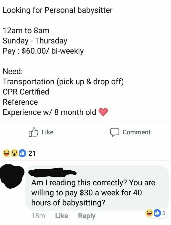 75 Cents An Hour For Babysitting