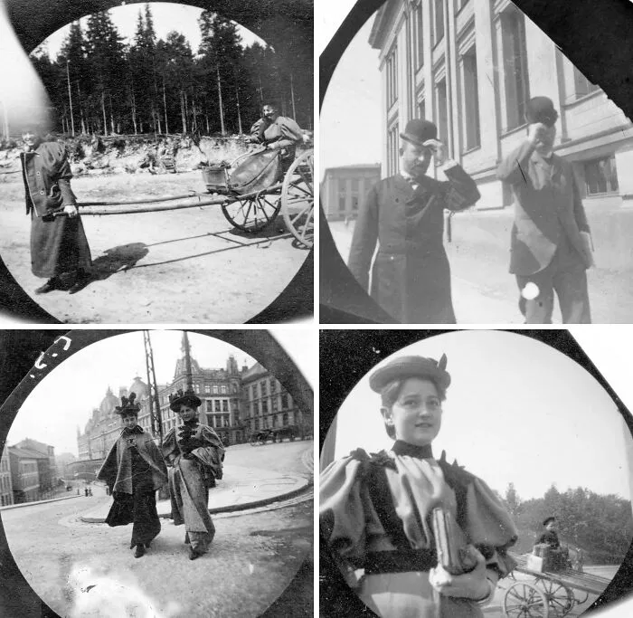 A Few Photographs Taken By Carl Størmer As A Young Man In The 1890s In Norway With A Hidden Camera. The Images He Captured Offer A Glimpse Into The Day To Day Lives Of People Living At The Turn Of The Century