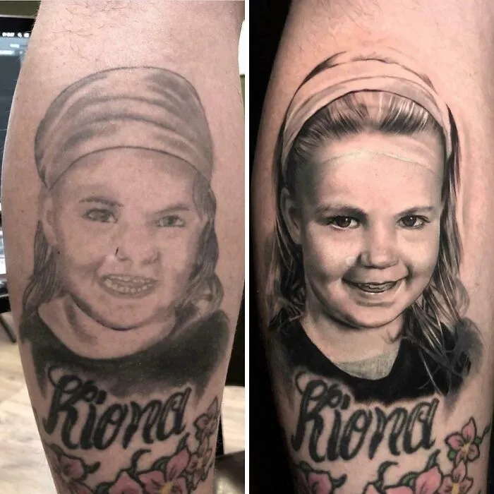 I Fixed A Portrait Tattoo!