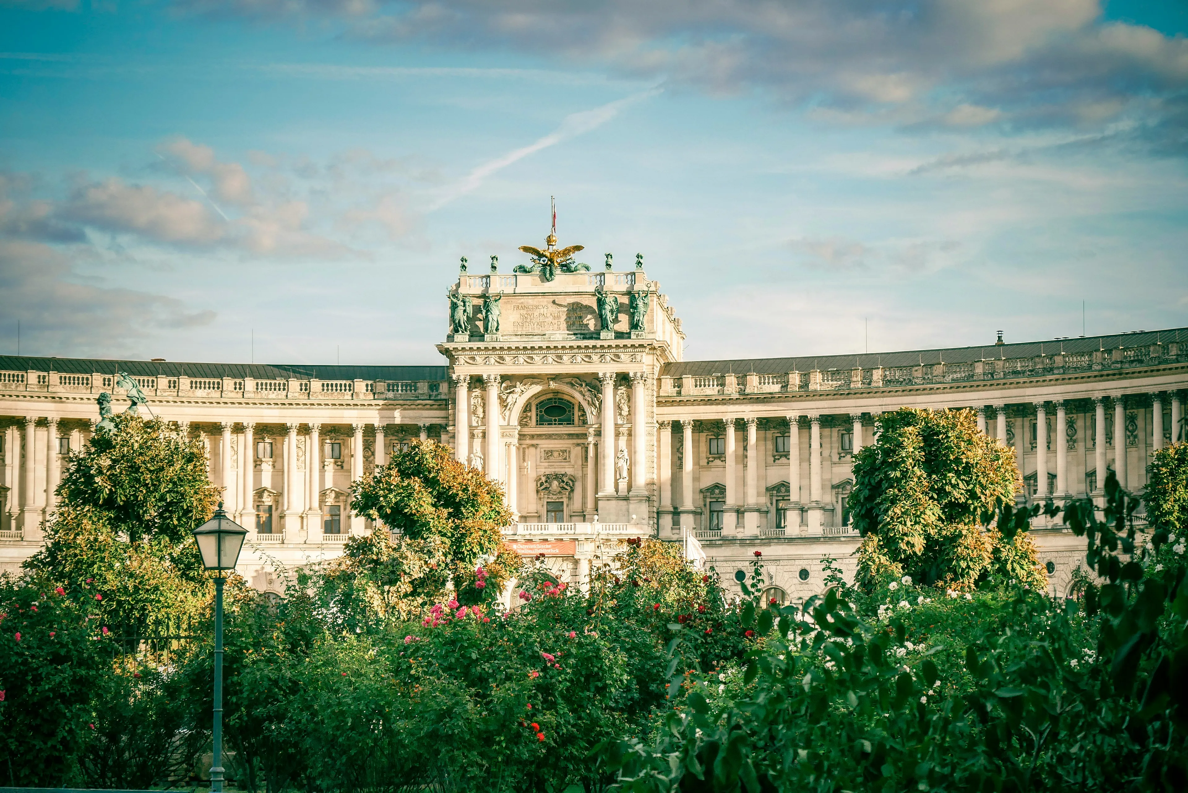 Baroque palace representing the royal house that ruled the Holy Roman Empire and multiple European nations.