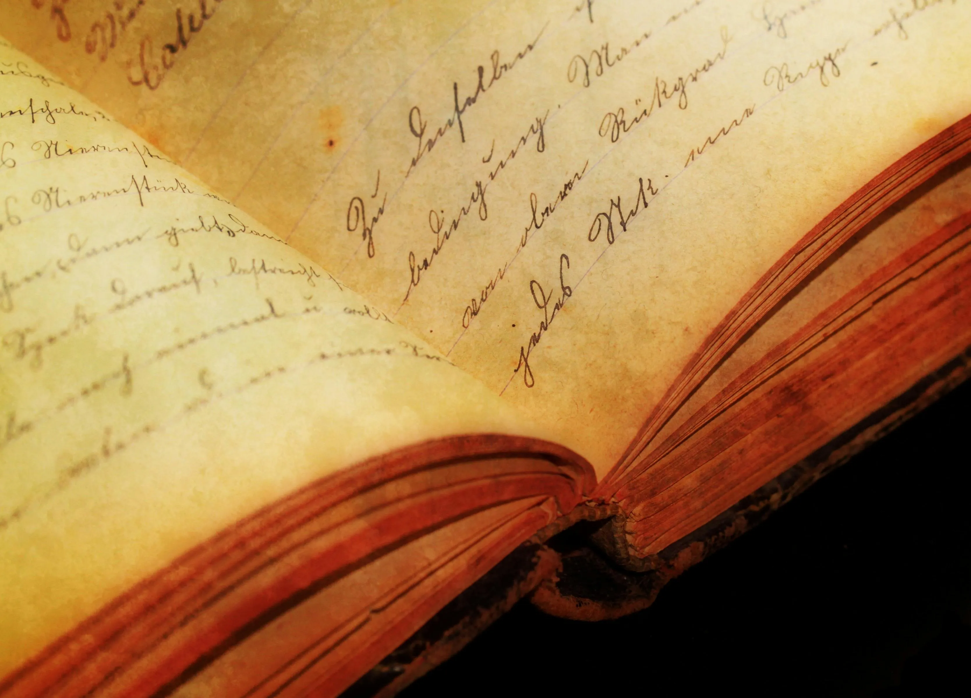 Old handwritten manuscript book open, representing the 1648 peace treaties that shaped sovereign states in Europe.