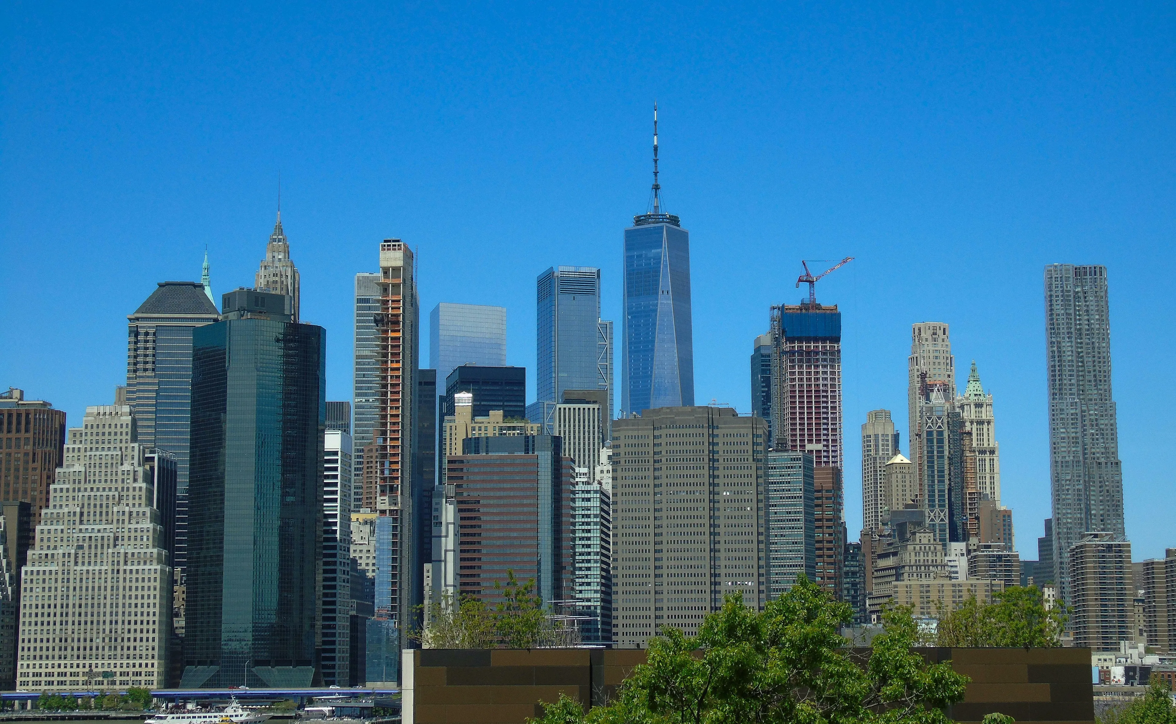 New York city skyline under clear blue sky in a general knowledge quiz about the city's original name before 1664.