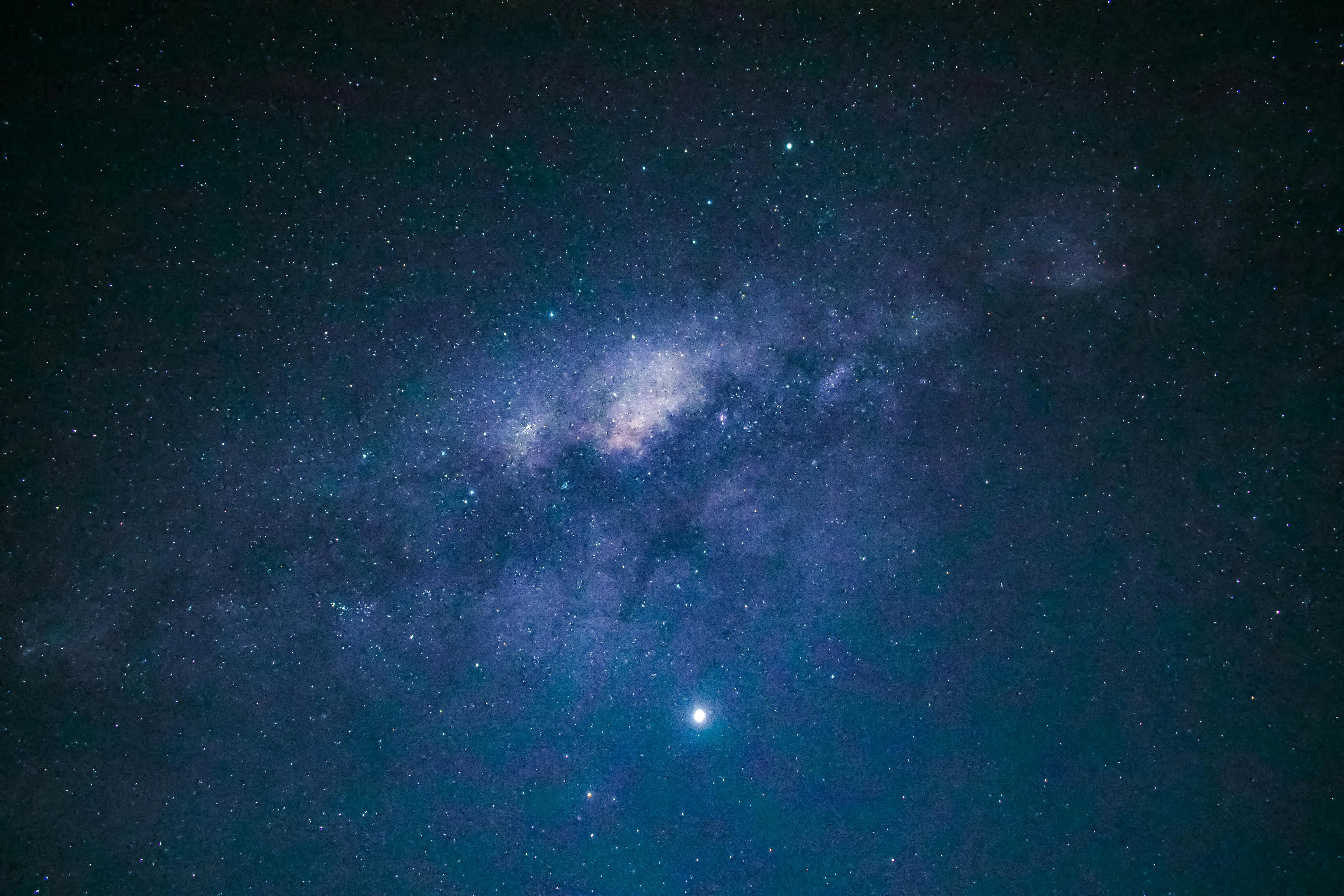 Starry night sky showing the Milky Way galaxy as part of an easy-to-hard general knowledge quiz concept.