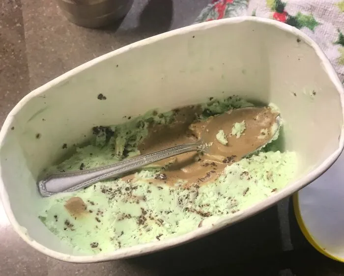 My Little Brother Eats The Ice Cream Right Out Of The Container, Mixes Flavors, And Leaves The Spoon In