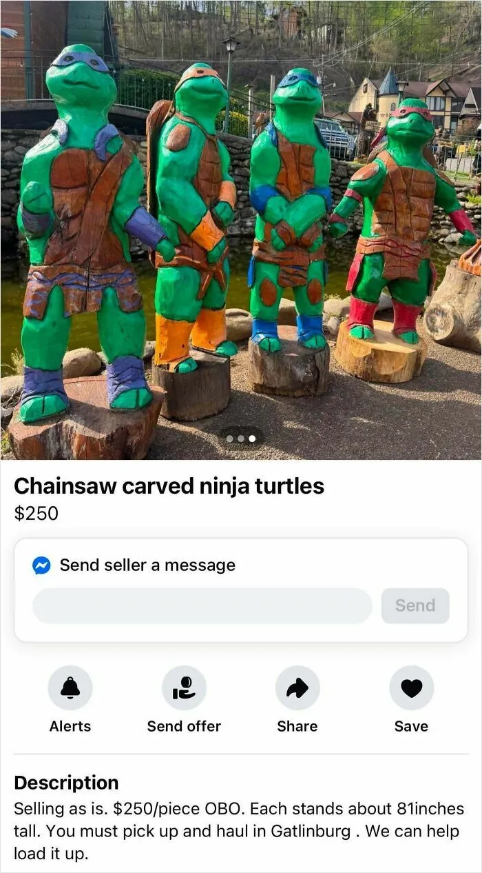 Chainsaw Carved Ninja Turtles