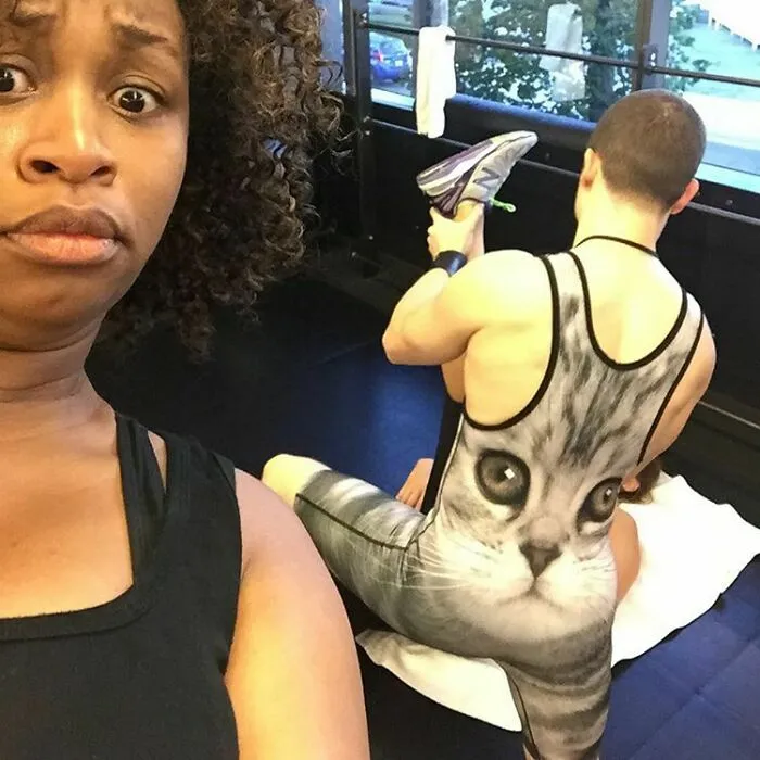 Cat Spandex That Stares Into Your Soul