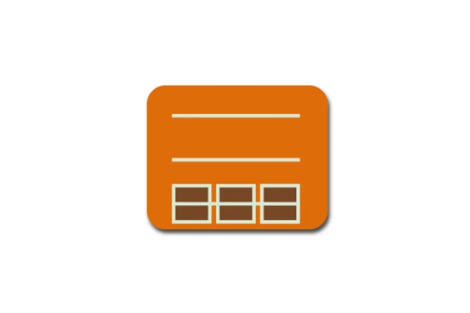 Orange card displaying a pattern grid with three squares, highlighting option D as the answer to complete the pattern.