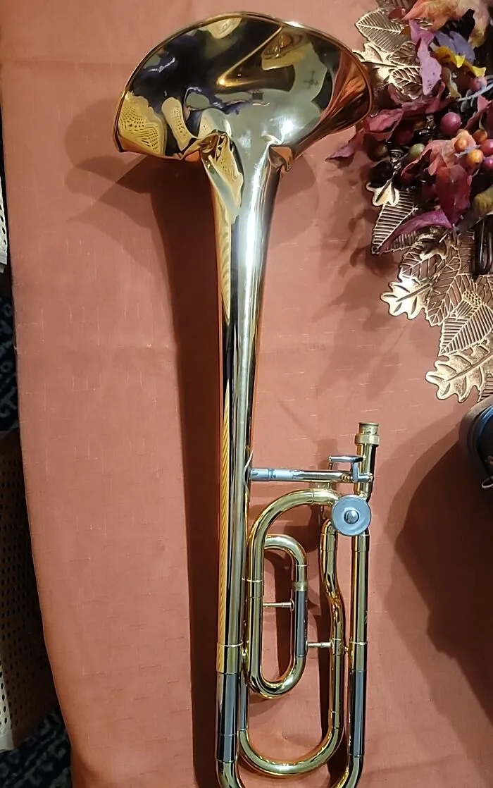 My Trombone After My Friend Jumped On It