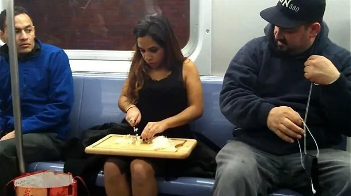 Only In A NYC Subway, Priceless Reaction