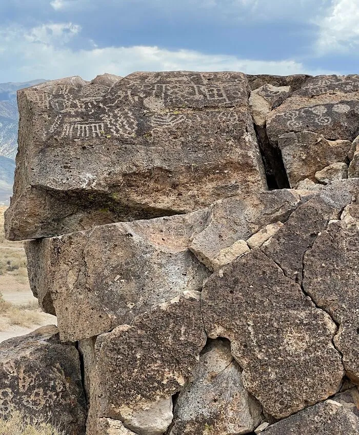 Some Petroglyphs I Found Out In The California Desert Today