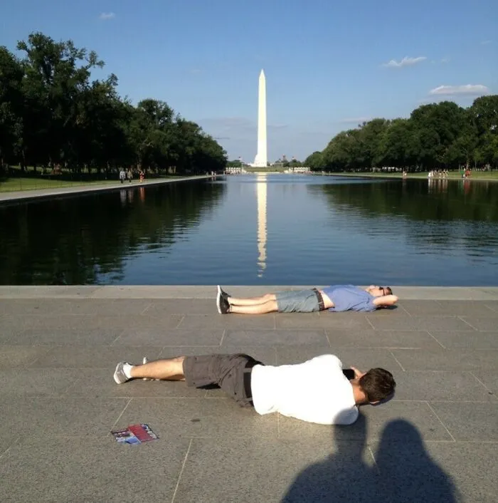 Vi a estos noruegos en un viaje a Washington, D.C.