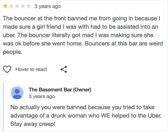 Stay Away Creep!