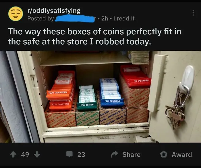 Boxes of coins perfectly arranged inside a safe, showcasing a satisfying and orderly storage setup.