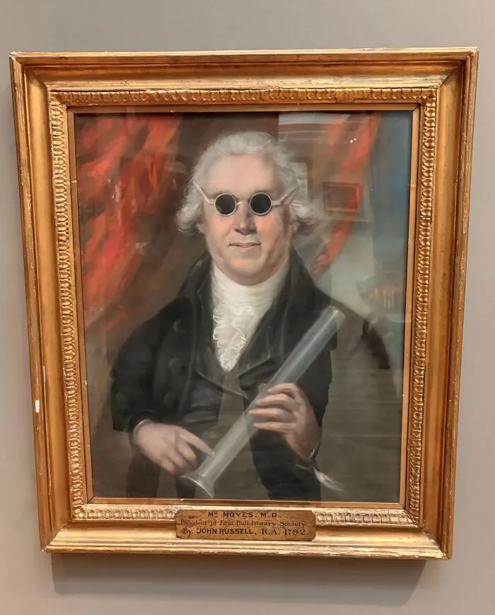 “Portrait Of Mr Moyes, M.d.” By John Russell, 1792