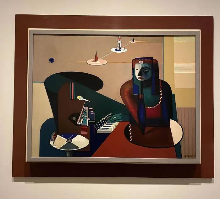 “Girl At The Piano: Recording Sound” By Theodore Roszak, 1935
