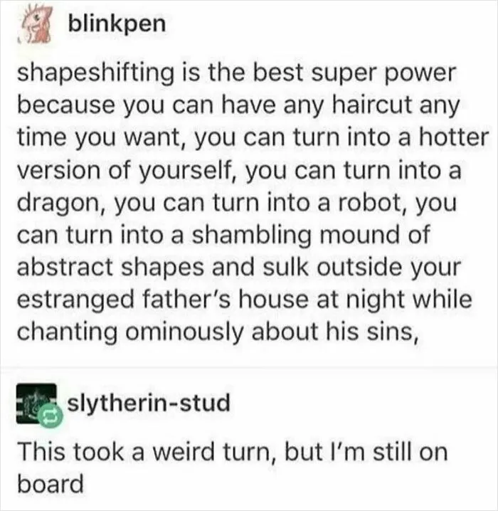 What Would You Shapeshift Into?