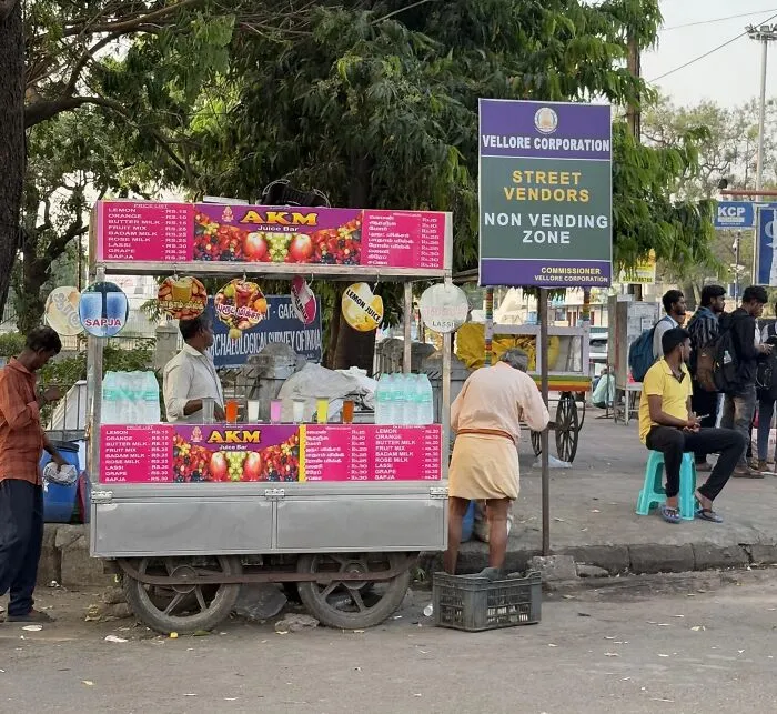 Vending Right Beside A Sign Prohibiting It