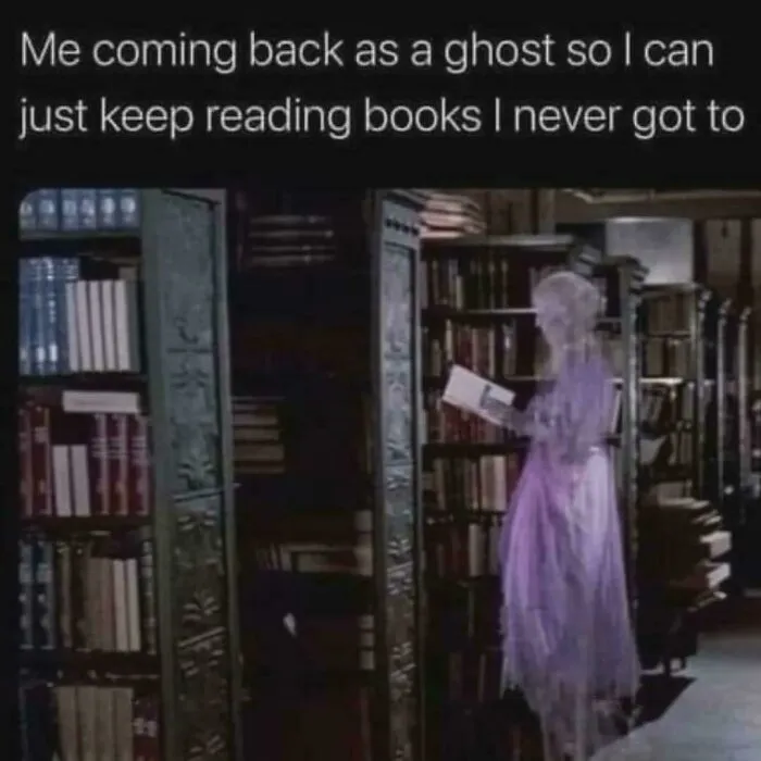 If I Can't Take My Books With Me, I'm Staying Here With Them
