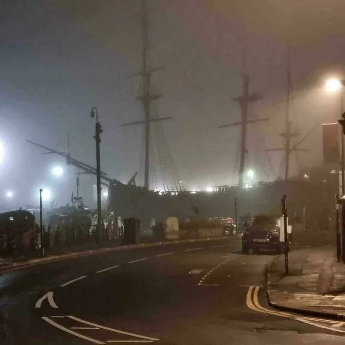 Found This And Feel Like It Fits Here. Looks Like A Ghost Ship