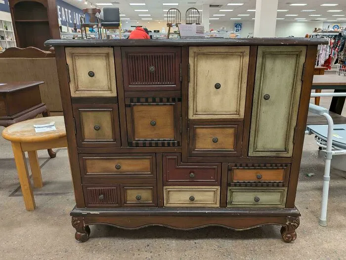 I Found The Most Whimsical Cabinet/Dresser At Goodwill Today