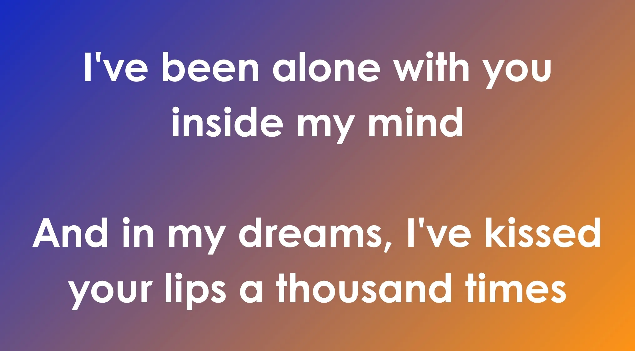 Opening lyrics of 80s and 90s songs displayed on a colorful gradient background in white bold text.