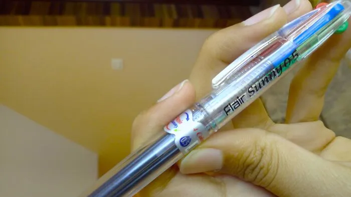 When I had one of those ballpoint pens that could change colors, I would try to push down on all the colors to see if I could somehow write with all of them at once.
