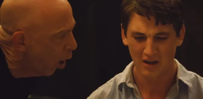 In Whiplash, Andrew wants to achieve greatness as a jazz drummer. He keeps returning to his abusive instructor, Terence, despite the constant psychological and physical attacks. Andrew sacrifices other relationships to become something greater through abuse.