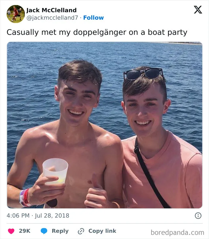 Casually Met My Doppelgänger On A Boat Party