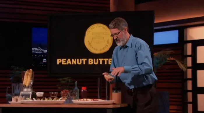 The Peanut Butter Pump was a kitchen gadget pitched by Andy Scherer in Season 11 of Shark Tank. It was designed to dispense peanut butter directly from the jar without a knife, aiming to reduce the messiness of the process.