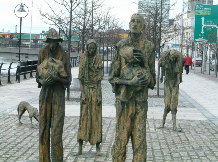 Irish Potato Famine, 1845-1852