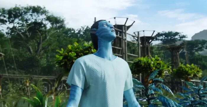 In Avatar, Jake Sully forsakes his human side and joins the alien species to help them defend their home from human invasion. He rejects the exploitative nature of humanity and tries to live like an alien.