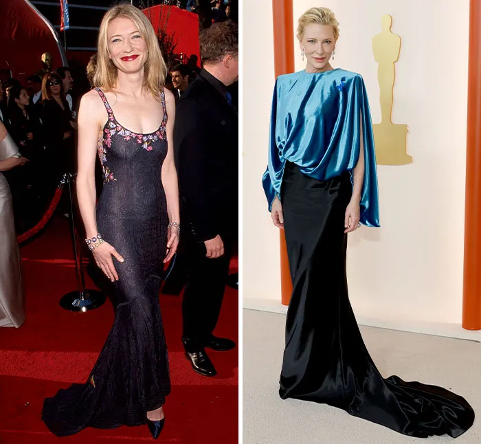 Cate Blanchett, 1999 vs. 2023