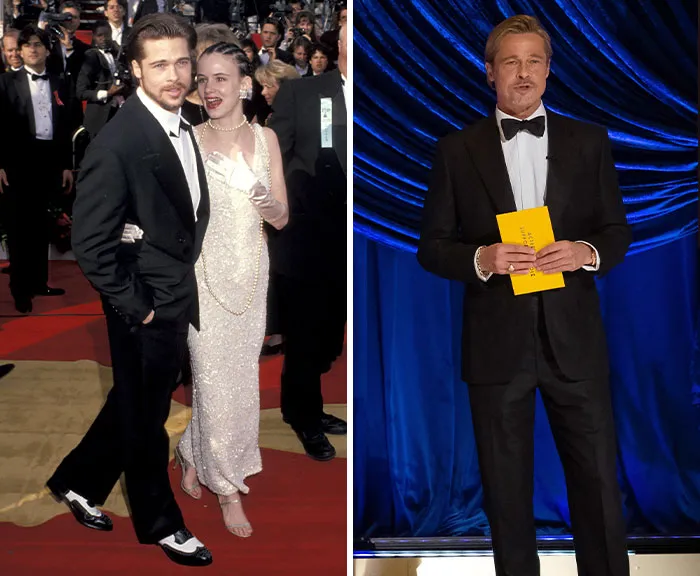 Brad Pitt, 1992 vs. 2021
