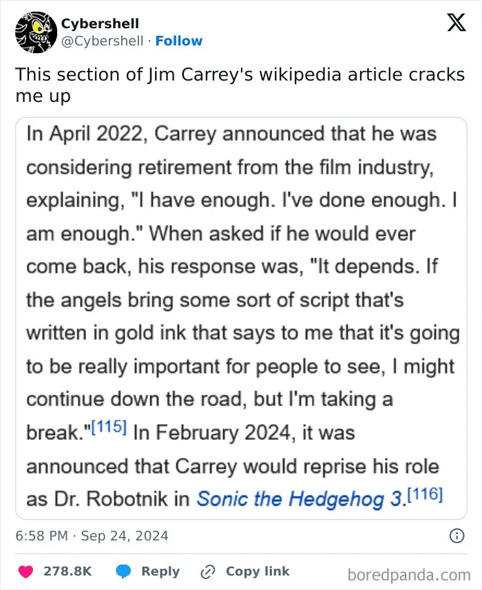 He Recognised Peak Storytelling