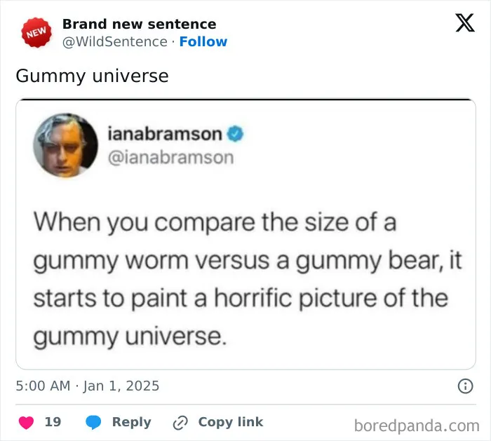 83 Absolutely Unhinged “New” Sentences That Have No Business Being This Funny