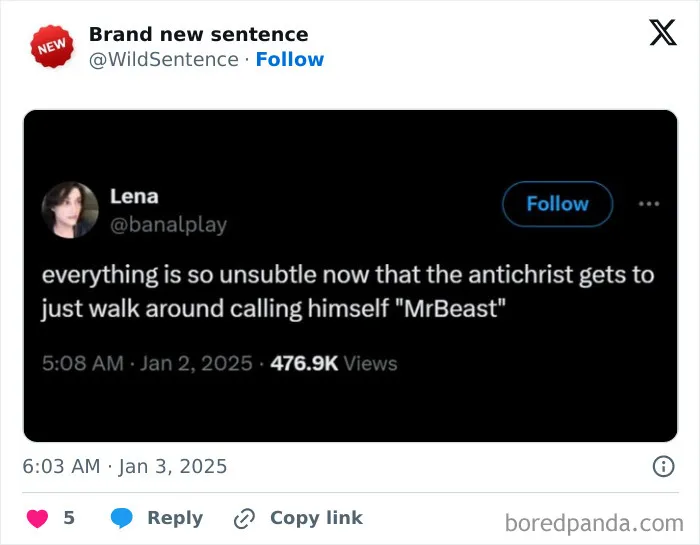 83 Absolutely Unhinged “New” Sentences That Have No Business Being This Funny