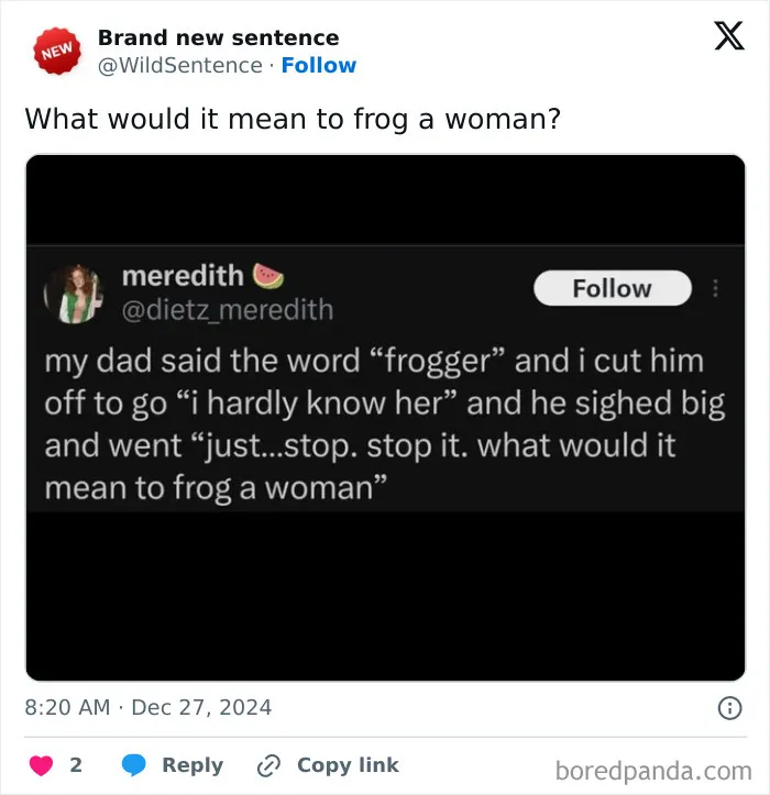 83 Absolutely Unhinged “New” Sentences That Have No Business Being This Funny