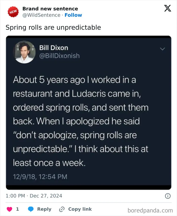 83 Absolutely Unhinged “New” Sentences That Have No Business Being This Funny