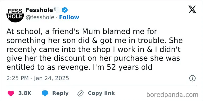 Waited Almost 40 Years, Love That Level Of Petty