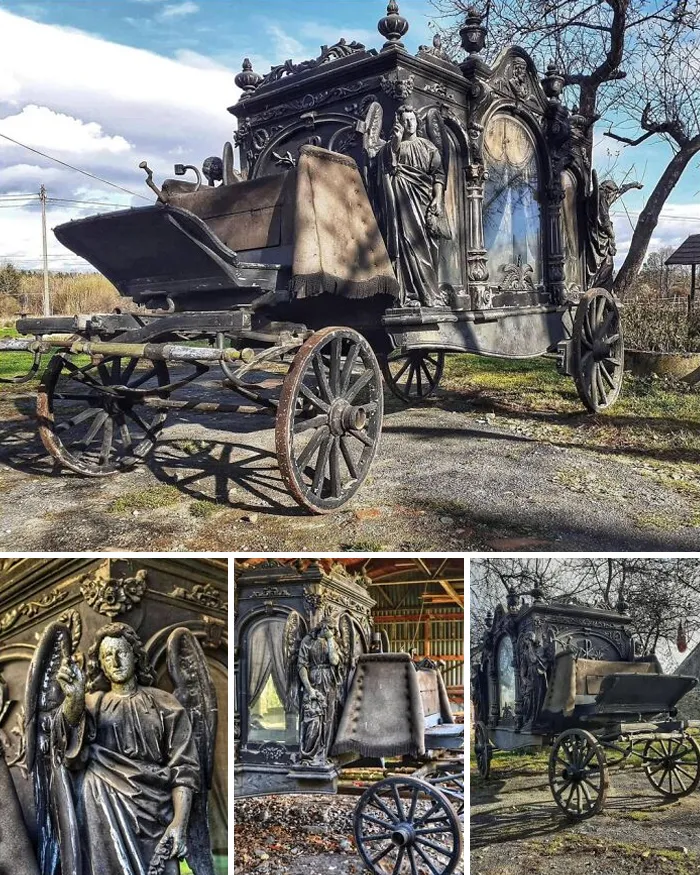 Funeral Carriage From 1870, Dresden, Germany
