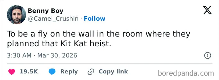 12 Tons Of KitKat Were Stolen, Here Are The Most Hilarious Responses To It