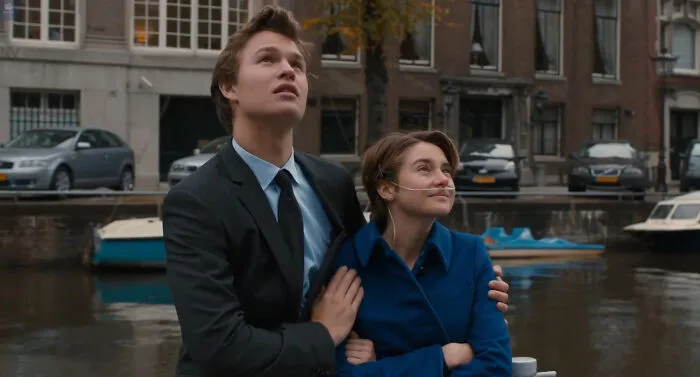 In The Fault in Our Stars, Augustus meets Hazel in a cancer support group and decides to use his only “wish” from a cancer foundation to help her meet up with her favourite author.