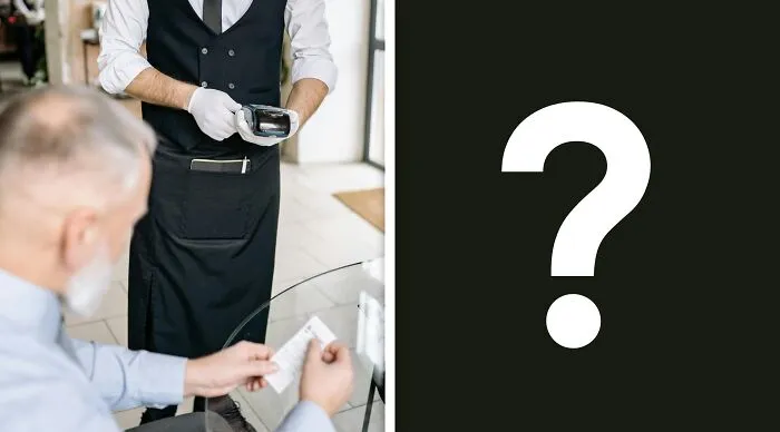 You eat at this restaurant often. In the past, they’ve accidentally overcharged you more than once, but you only noticed later. Today, you got the receipt and saw they’ve undercharged you. 