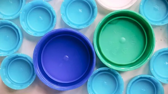 As a kid, I would use the cap of a plastic bottle as the tiniest drinking glass, acting like it was a fancy cup.