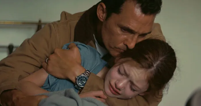 In Interstellar, Cooper decides to leave his children behind on a dying Earth to go on a space mission in the hopes of finding a better home for humanity. Due to some troubles the crew experiences later, Cooper misses his children growing up.