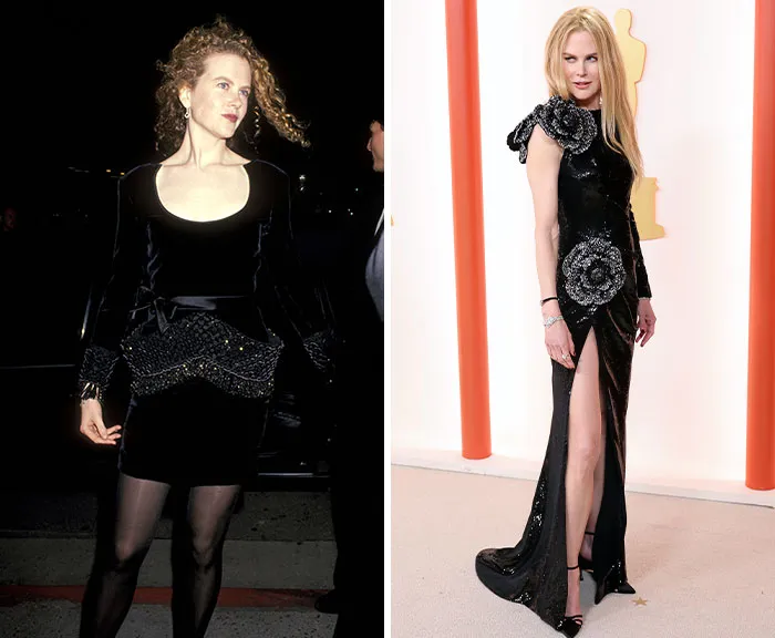 Nicole Kidman, 1991 vs. 2023